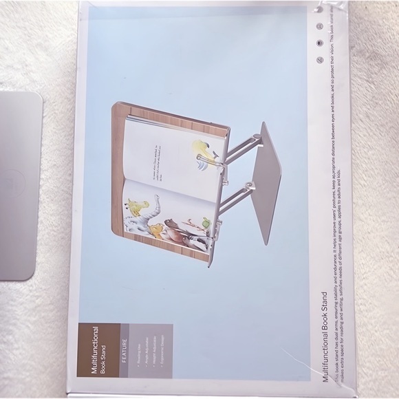 Multifunctional Book Stand Reading Book Holder Display Stand for 17" laptop +etc - Picture 12 of 16